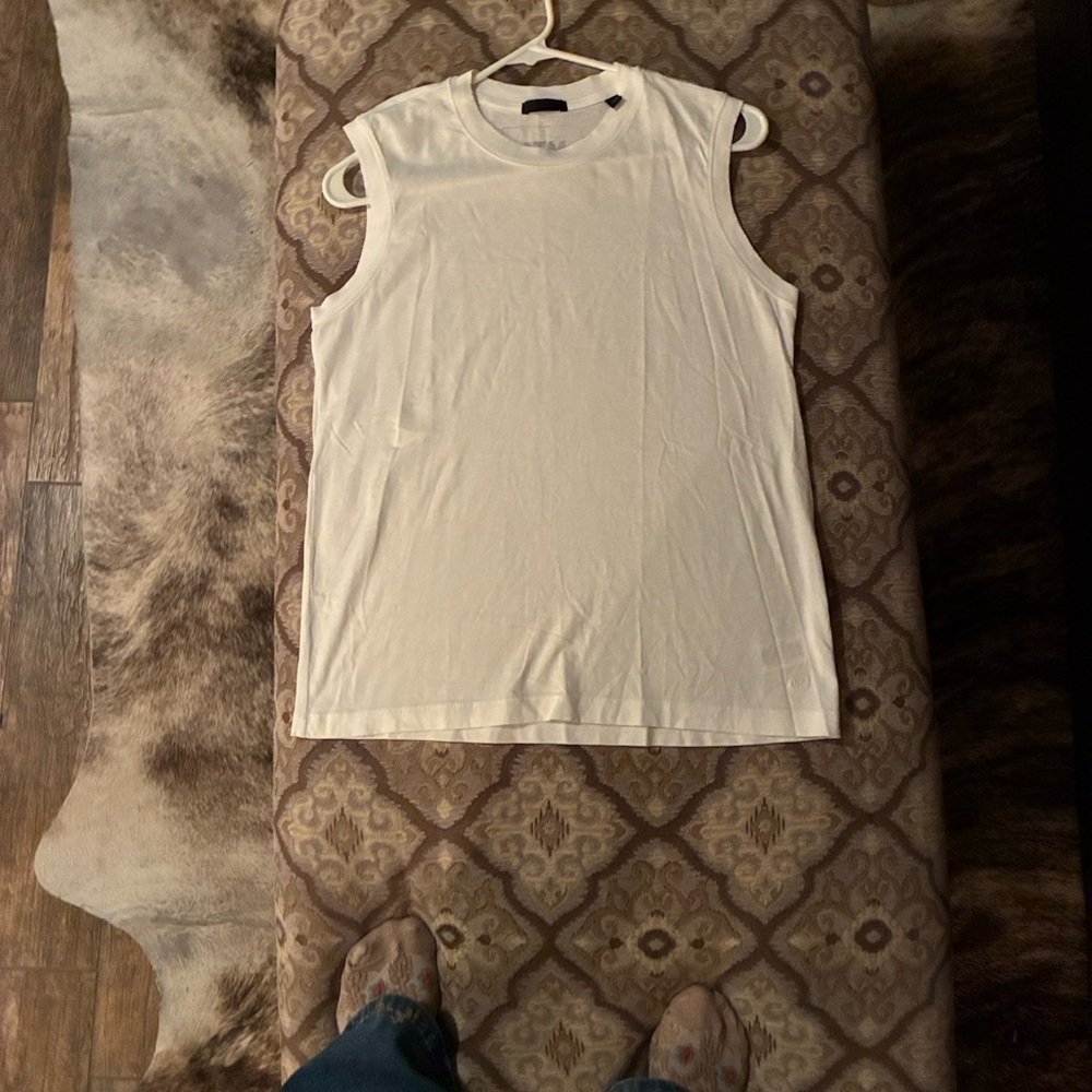 ATM Anthony Thomas Melillo Ivory Sleeveless Top SP size